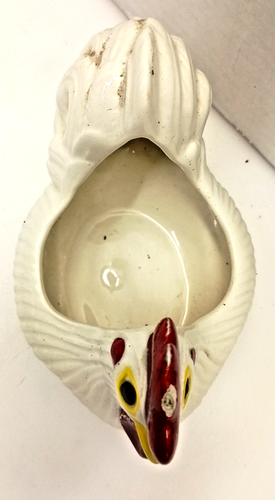 Vintage Ceramic Rooster Tape Dispenser Figurine Home Decor - Picture 2 of 7