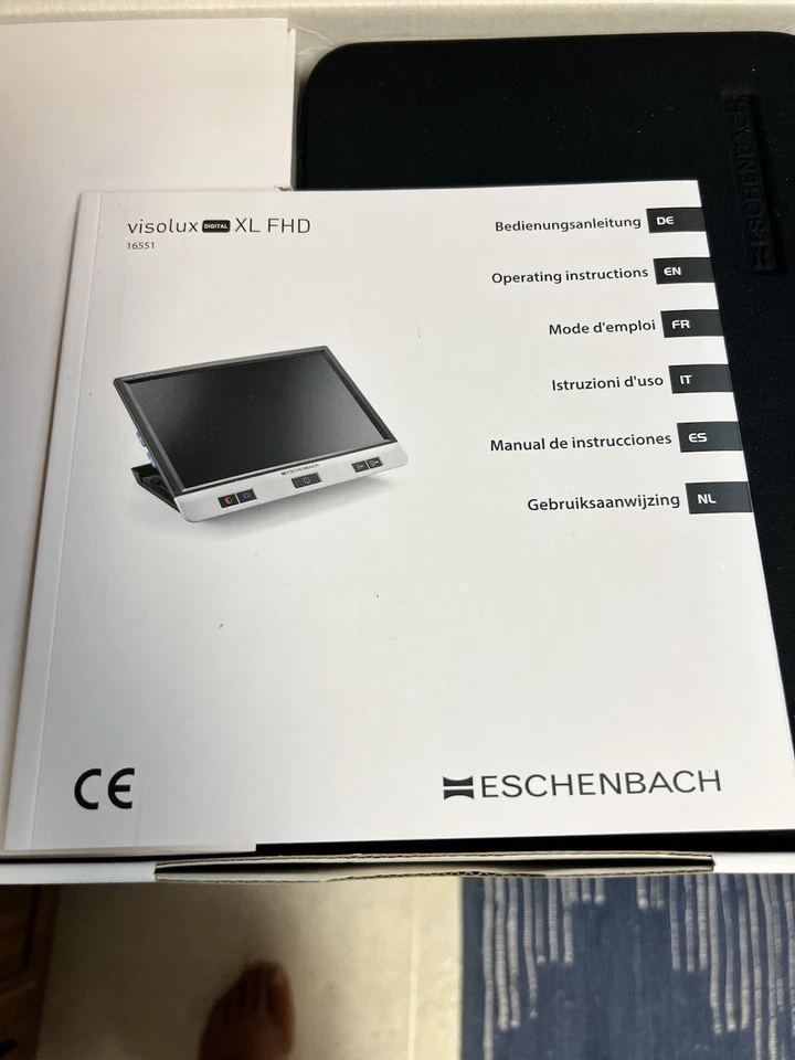 Nuevo en caja Lupa de video HD Eschenbach Visolux Digital XL FHD 12 in color nueva en caja Foto 2 de 4