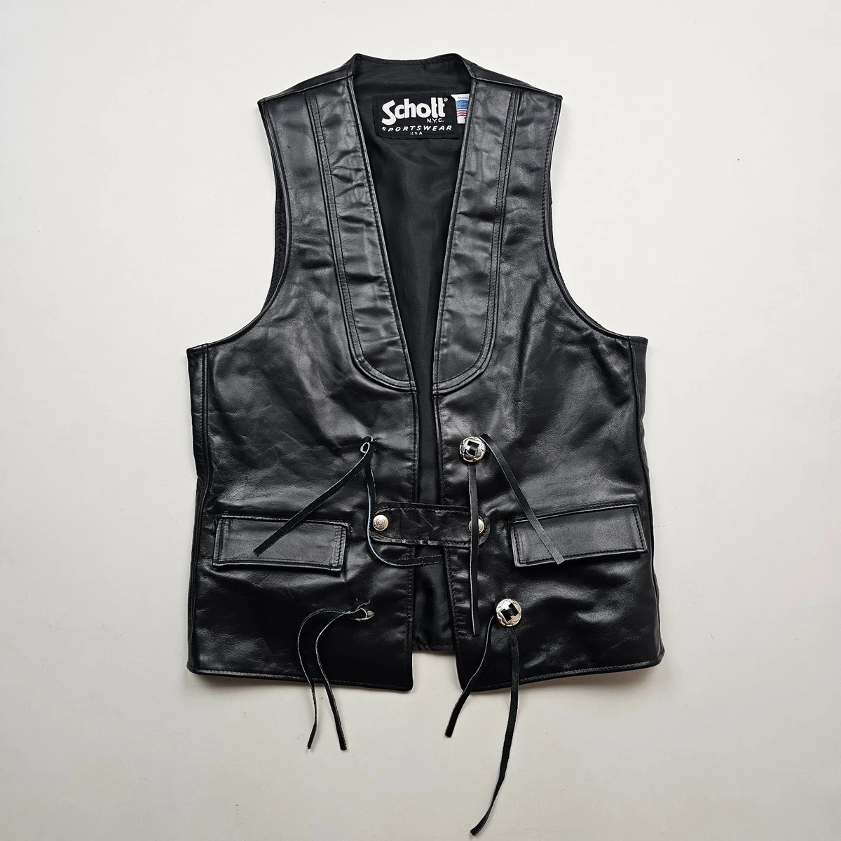 Special 90’s Ralph Lauren leather vest Ralph Lauren Leather Outer Shell Vests for Men | eBay