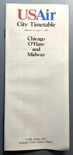 USAir Chicago City Timetable Effective October 1, 1989