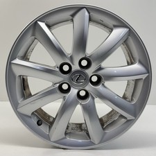 07-09 Lexus Ls460 Wheel Rim 18x7.5 32 Offset Silver 42611-50730 Factory Oem