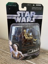 NEW 2006 Star Wars Episode VI Saga Collection C3PO with Ewok Throne Figure 042