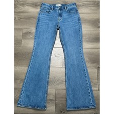 Abercrombie  Fitch Mid Rise Boot Cut Curve Love Stretch Blue Jeans Size 26