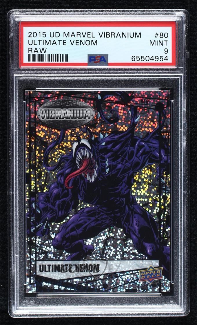 2015 Upper Deck Marvel Vibranium Raw Ultimate Venom #80 PSA 9 MINT 2k3