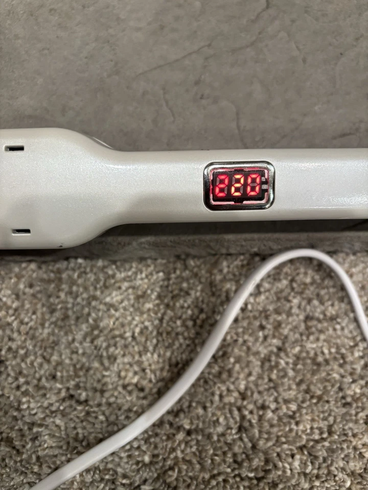 VOLOOM OIPW15 Plancha para Cabello Voluminizadora Cerámica Blanco Perla -PROBADA Foto 3 de 4