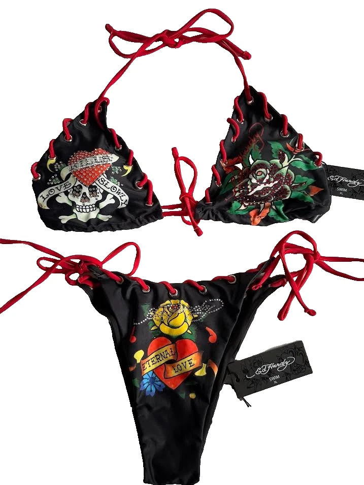 Ed Hardy Black Swimwear for Women | eBay