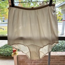 1950s Vanity Fair Nylon Tricot Mushroom Gusset Lingerie Panty Sz 6 VTG