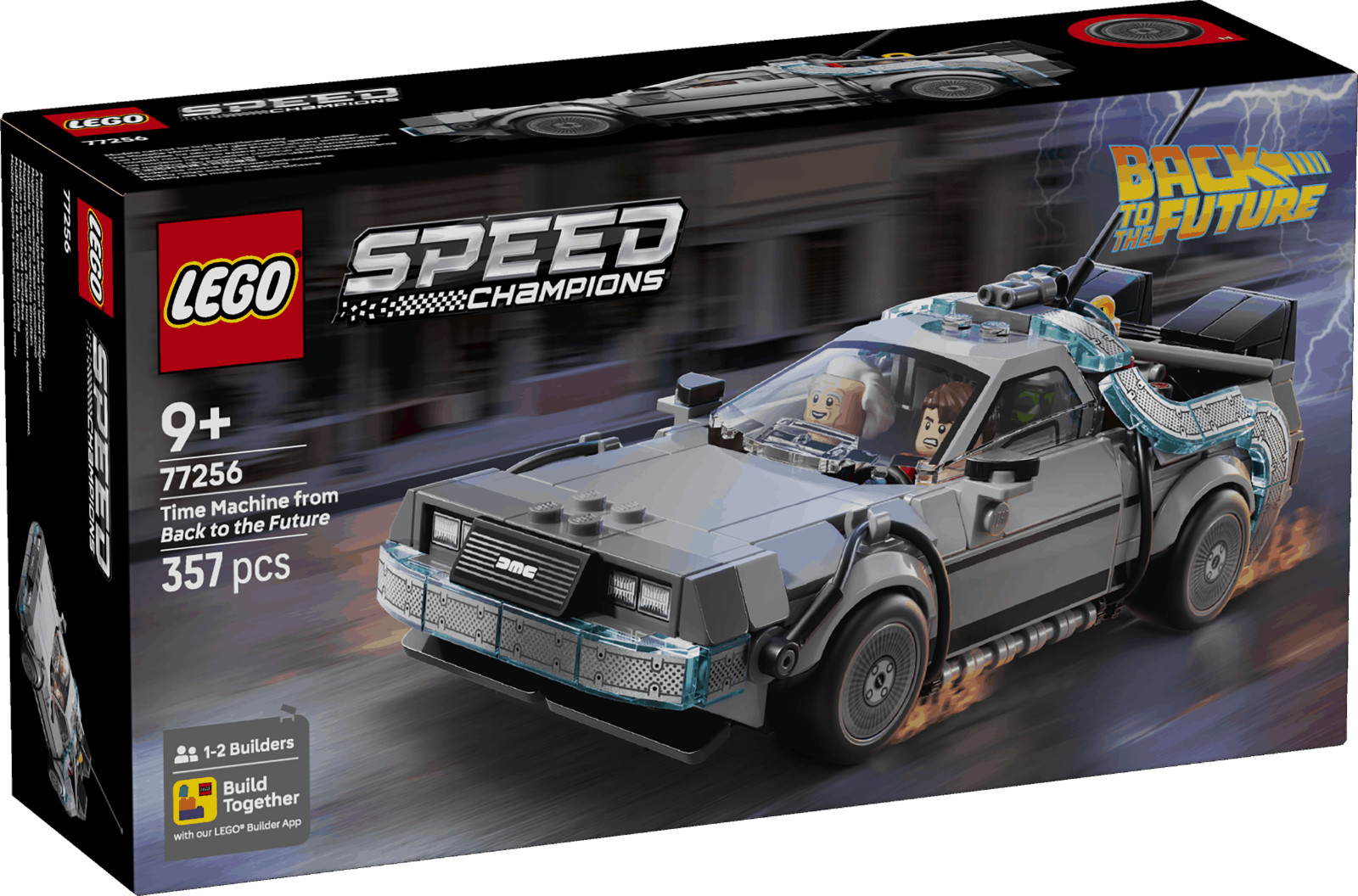 Lego Unisex Orange/Brown Speed Champions Time Machine From Back To The Future 77256 - Image 12