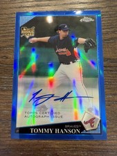 2009 Topps Chrome #NNO1 Tommy Hanson Blue Refractors #/199