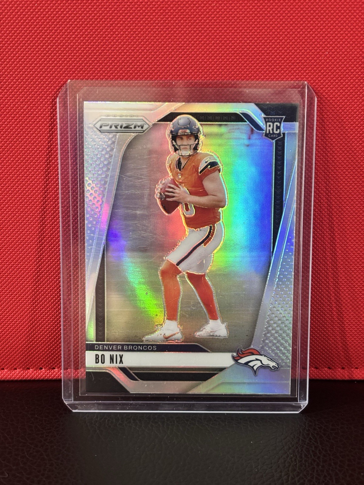 2024 Panini Prizm Bo Nix #309 Silver Prizm (RC) Rookie Gem Broncos