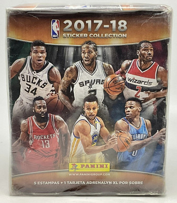 2017-18 Panini NBA Stickers Hobby Box Adrenalyn XL Tatum Fox Rookie Year Sealed!