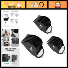 Hair Clipper Guards Set - 3 Premium Trimmer Combs, 10/12/16 Sizes, Fits Most Cli