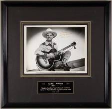 GENE AUTRY - AUTOGRAPHED INSCRIBED PHOTOGRAPH