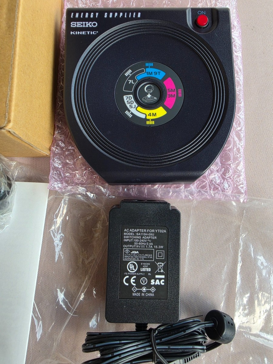 SEIKO KINETIC CHARGER model No YT02A Energy Supplier NEW old stock