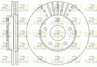 2X Bremsscheibe Roadhouse 6681.10 FüR Primera P12 Nissan 279,7Mm Trail 1 T30 V10