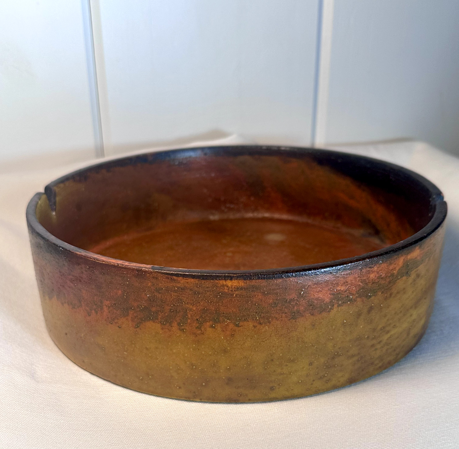 Marcello Fantoni Italian Pottery Ashtray • Signed “Fantoni Italy for Raymor” 