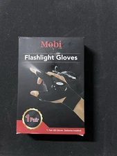 Guantes con linterna LED mobi, impermeables, manos libres miniatura 1