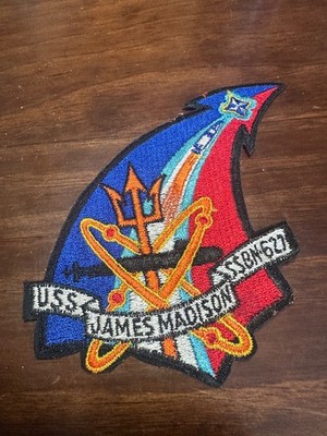 Vintage US Navy USS James Maidson SSBN-627 Submarine Patch