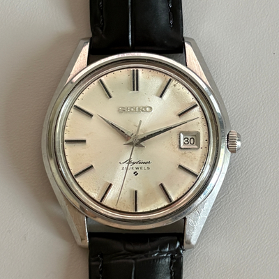 Vintage SEIKO 1972 Skyliner 6102-8000 Hand Winding 21J Mens Watch