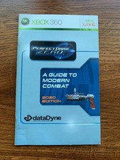 Perfect Dark Zero XBOX 360 Instruction Manual Only