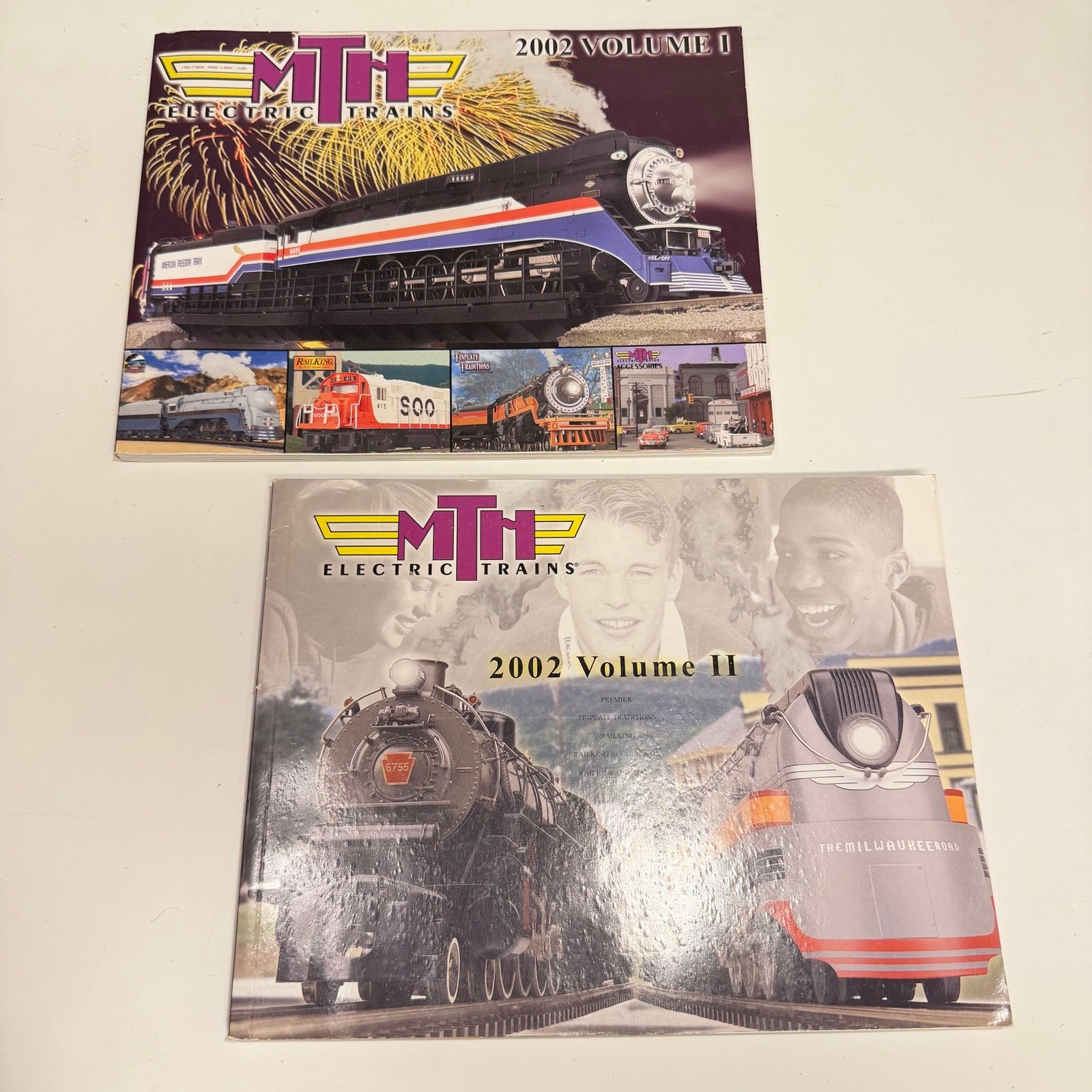 MTH Electric Trains Catalog Lot 2002 Vol I II + DCS Theory RailKing