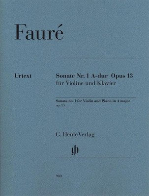 Sonata no. 1 op. 13 Score and part violin and piano (intermediate) with marked a
