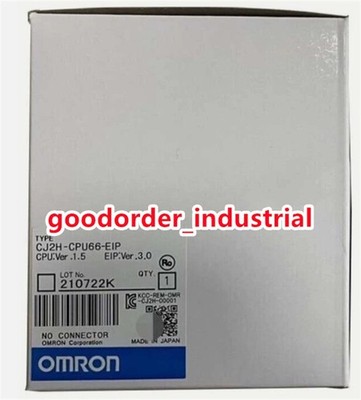 Genuine Omron CJ2H-CPU66-EIP CJ2HCPU66EIP PLC Module  New In Box