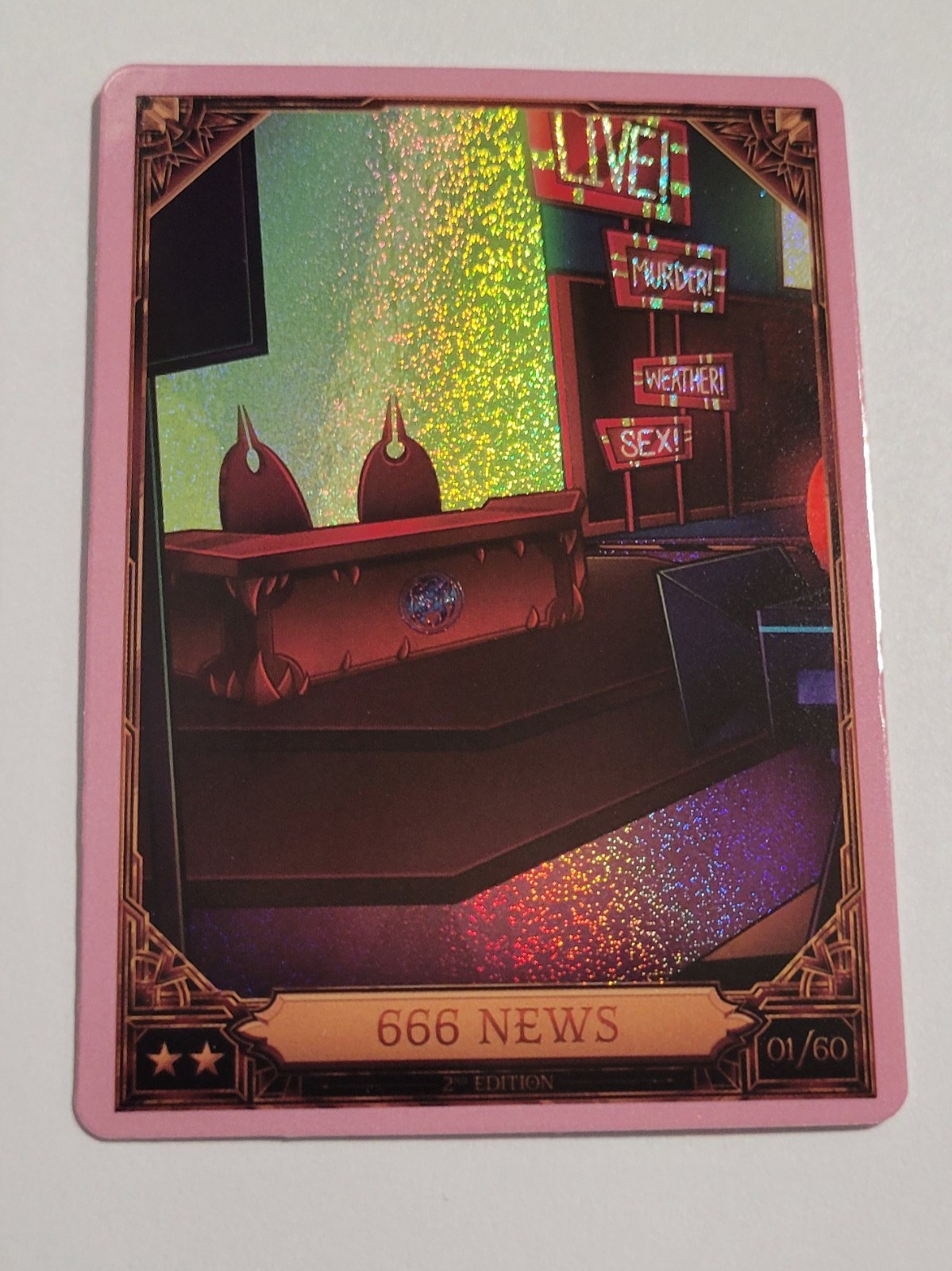Hazbin Hotel Season 2 Trading Cards CHOOSE YOUR OWN CARDS Pink Foil 2nd Edition