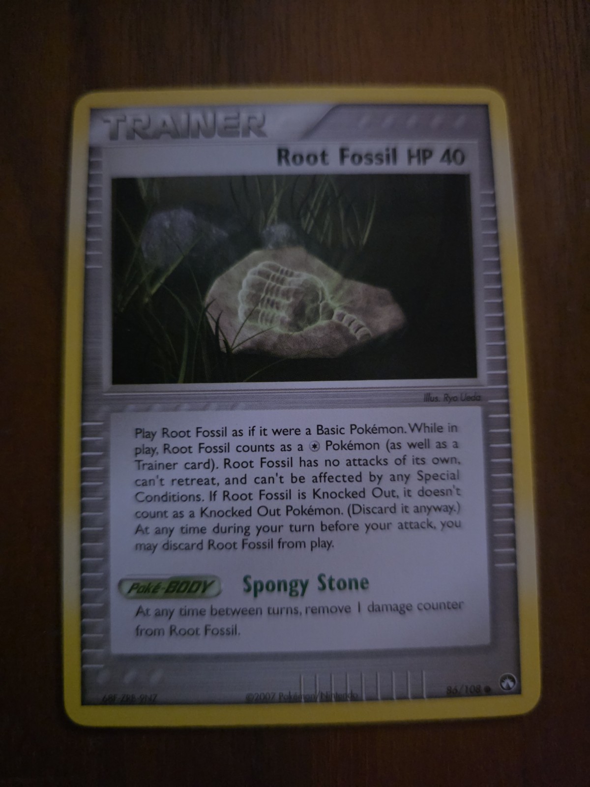 Pokemon Card - Power Keepers 86/108 - ROOT FOSSIL (common) - NM