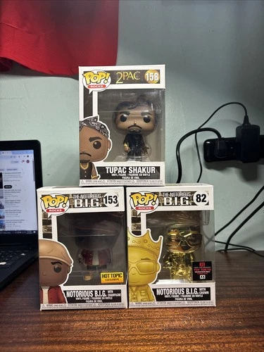 Funko Vinyl Figure Tupac And Biggie Lot