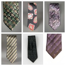 Lot 6 VNTG Ties Daniel De Fasson~Stafford~Perry Ellis~Arrow~AJ Colours~Bellini