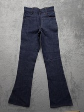 Vintage Levis 746 Bell Bottom Jeans Mens 27x32 Blue Denim Student Orange Tab USA