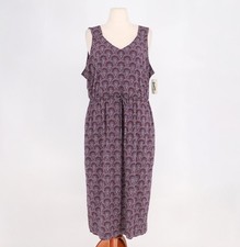 NWT DULUTH TRADING CO. $70 Women's To 'n' Flow Midi Tank Dress Size XL