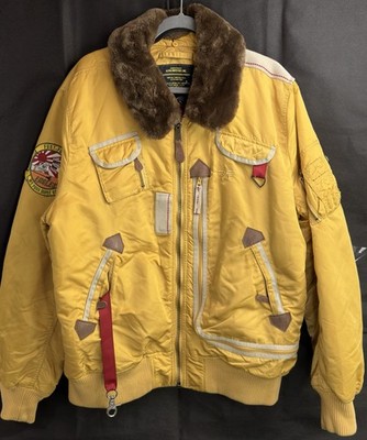 2X Alpha Industries Injector X B-15 Flight Jacket FART-PAC Eagles Refueling