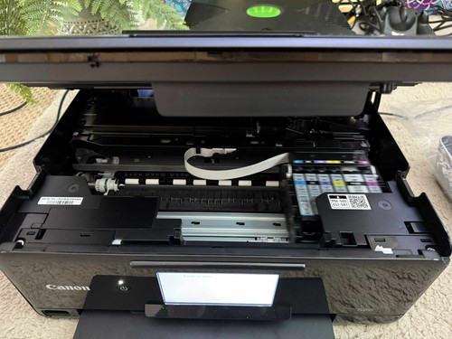 Canon PIXMA TS8150 A4 Colour Multifunction Inkjet Printer Touchscreen Black - Picture 9 of 18