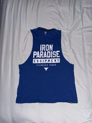 Under Armour UA Project Rock Men's Iron Paradise Muscle Tank Loose fit
