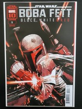 STAR WARS: BOBA FETT - BLACK, WHITE & RED #1 - 1:25 LEINIL  YU VARIANT - MARVEL