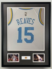 Austin Reaves Signed Nike Jersey Framed W/ PSA COA Los Angeles Lakers White Auto
