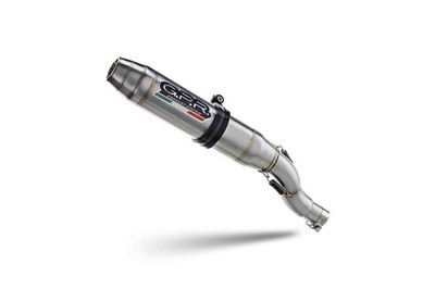 GPR Deeptone Inox Slip-on Muffler Exhaust For Brixton Crossfire 500 X 2022-2023