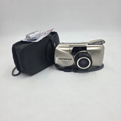 Olympus Mju II Zoom 80 38-80mm Point & Shoot Camera - Working