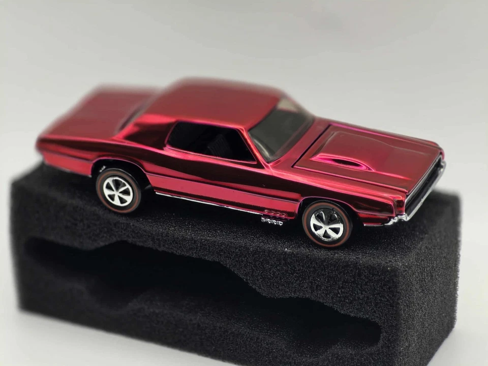 2025 Hot Wheels RLC 80th Anniversary Original Sweet 16 Ruby Red Custom T-Bird - Image 3 of 4