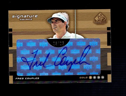 2003 SP Game Used Golf Fred Couples Signature Swings autograph SW-FC4 23/35 AUTO
