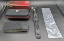 Luminox Sentry 43mm 0200 Series Carbon Black Dial Quartz Mens Watch XL.0201.BO