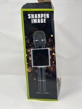 Sharper Image Bluetooth Music Stream Microphone Karaoke new