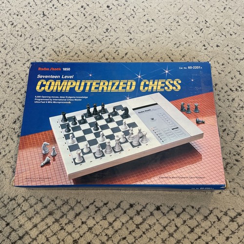 Vtg Radio Shack 1850, 17 Level Computerized Chess Game Complete Tested & Working