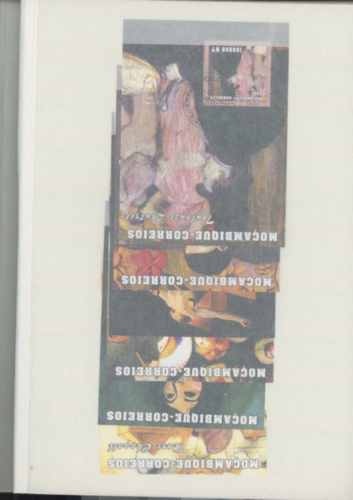 Lindner falzlos Worldwide Stamps  Stamp blocks  83   and  86  mini-sheets  (mb18