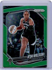 2025 Panini Prizm WNBA #76 A’ja Wilson Green Prizms
