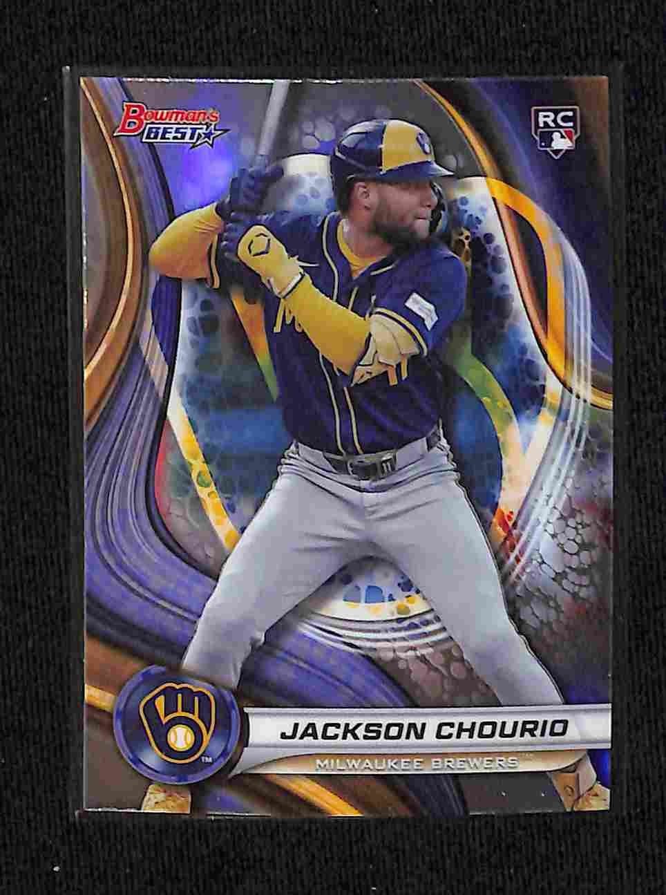 2024 Bowman's Best - Jackson Chourio #38 Refractor (RC) Brewers