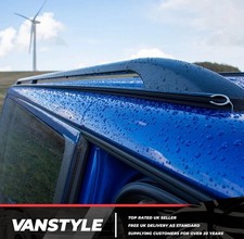 FOR VW LWB TRANSPORTER T5 T5.1 VANSTYLE CAMPER DAYVAN AWNING RAIL C-TRACK BLACK