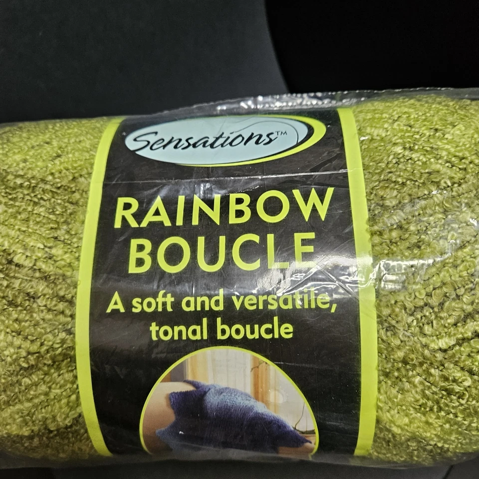 Sensations Rainbow Boucle Green 11 oz Skein - Image 2 of 4